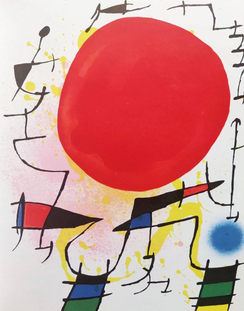 Литография Miró - Litografía original III