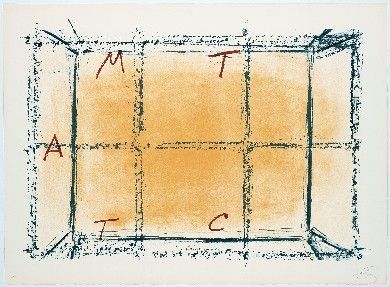 Литография Tàpies - Llambrec 18