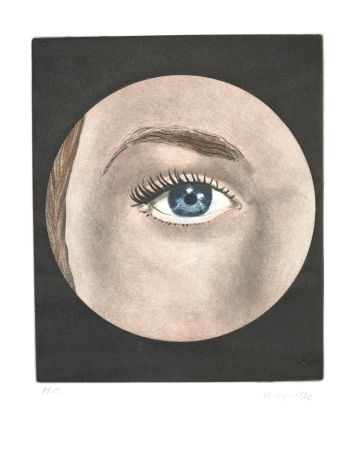 Офорт И Аквитанта Magritte - L'oeil - 1968