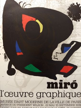 Афиша Miró - L'oeuvre graphique