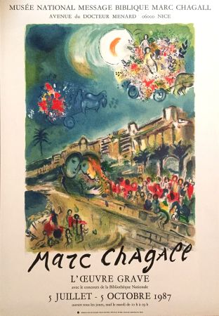Литография Chagall - '' L'Oeuvre Gravé ''
