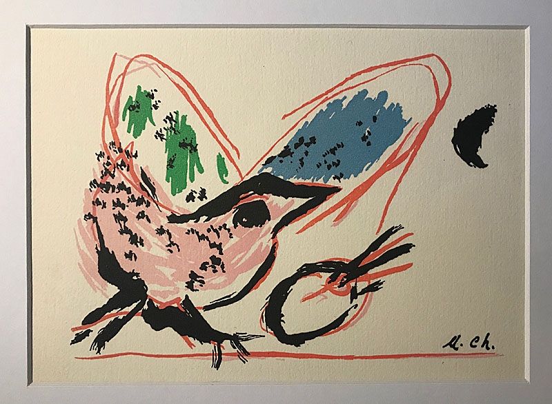 Литография Chagall (After) - L'Oiseau