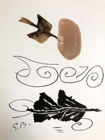Литография Braque - L'oiseau
