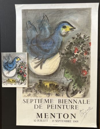 Нет Никаких Технических Chagall - L’Oiseau Bleu - Septieme Biennale De Peinture, Menton