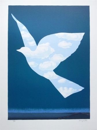 Литография Magritte - L'Oiseau de ciel (Sky bird)