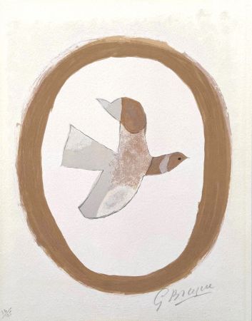 Литография Braque - L'oiseau des sables 