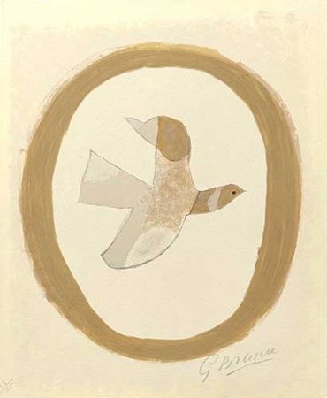 Литография Braque - L'oiseau des sables