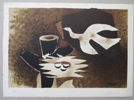 Литография Braque - L'Oiseau et son nid