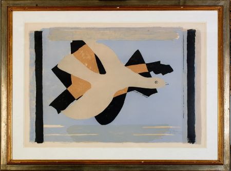 Литография Braque - L'oiseau et son ombre