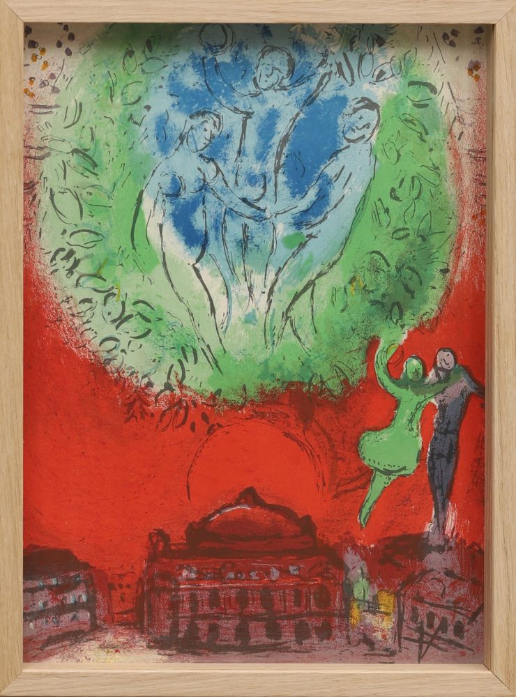 Литография Chagall - L'Opéra de Paris