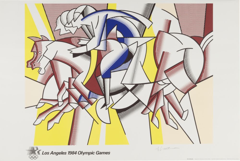 Литография Lichtenstein - Los Angeles 1984 Olympic Games, 1982 - Hand-signed