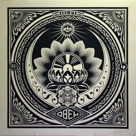 Сериграфия Fairey - Lotus Album, Large Format