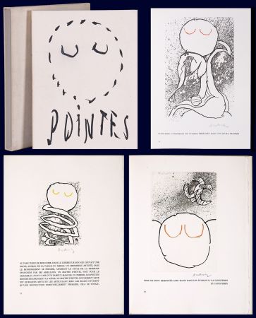 Иллюстрированная Книга Alechinsky - Louis Scutenaire et Pierre ALechinsky : POINTES (17 gravures monogrammées ou signées) - 1972