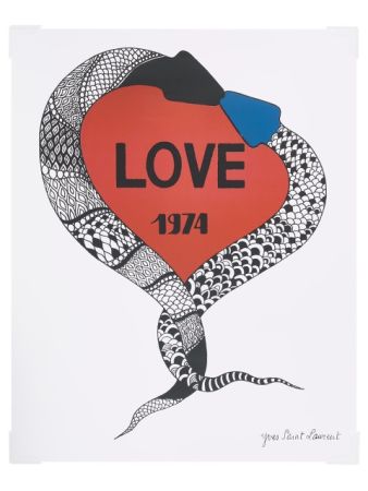 Афиша Saint Laurent - Love 1974