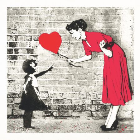 Сериграфия Mr Brainwash - Love Catcher (Red)