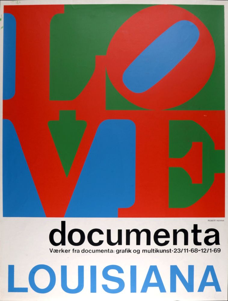 Сериграфия Indiana - LOVE Documenta, 1969