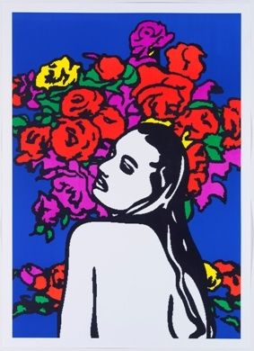 Литография Pusenkoff - Love & flowers