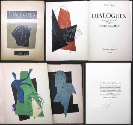Иллюстрированная Книга Laurens - Lucien de Samosate - DIALOGUES. 32 bois gravés en couleurs (Tériade 1951)