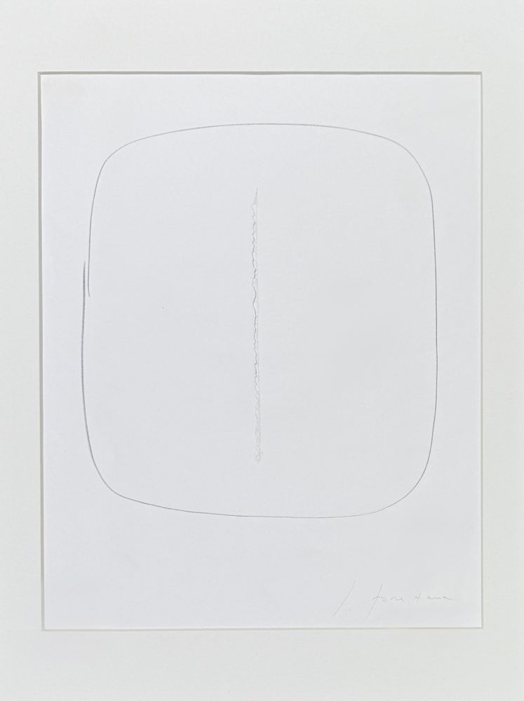 Литография Fontana - Lucio Fontana (1899–1968) – Concetto Spaziale – Lithograph with hand-cut central slash incision -1961