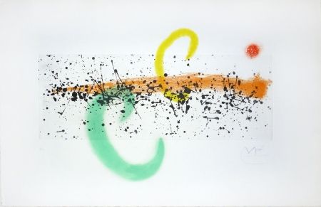 Гравюра Miró - Lune et vent