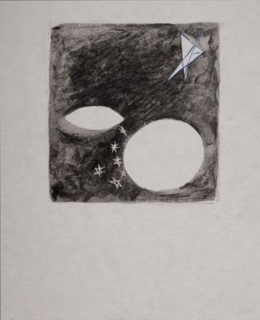 Литография Braque - Lunes et nuit, 1963