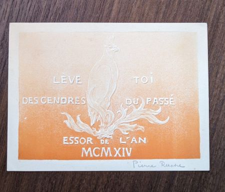 Нет Никаких Технических Roche - Lève-toi des cendres du passé (greeting card for the new year, 1914)