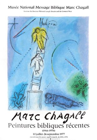Литография Chagall - '' Léchelle de Jacob ''