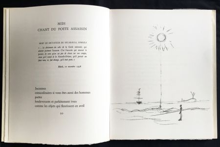 Иллюстрированная Книга Giacometti - Léna Leclercq : POMME ENDORMIE. Lithographies originales d'Alberto Giacometti.