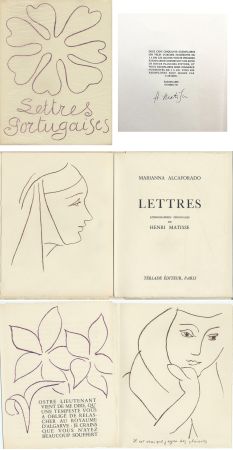 Иллюстрированная Книга Matisse - M. ALCAFORADO : LETTRES PORTUGAISES. Lithographies originales de Henri Matisse (1946)