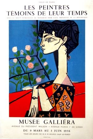 Афиша Picasso -  M  Jacqueline  Exposition les Peintres  Témoins de leur Temps  Musée Galiera