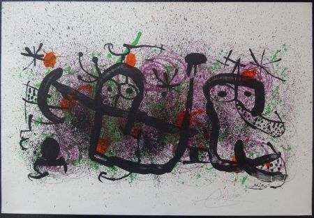 Литография Miró - Ma de Proverbis