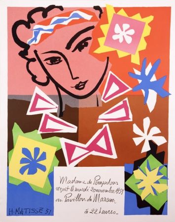 Литография Matisse - Madame de Pompadour