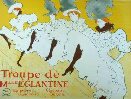 Литография Toulouse-Lautrec - Mademoiselle Eglantine