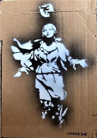 Многоэкземплярное Произведение Banksy - Madonna con la pistola