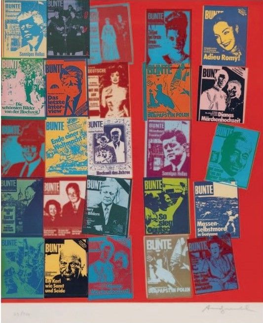 Сериграфия Warhol - Magazine and History