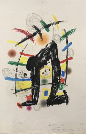 Литография Miró - Malabarista