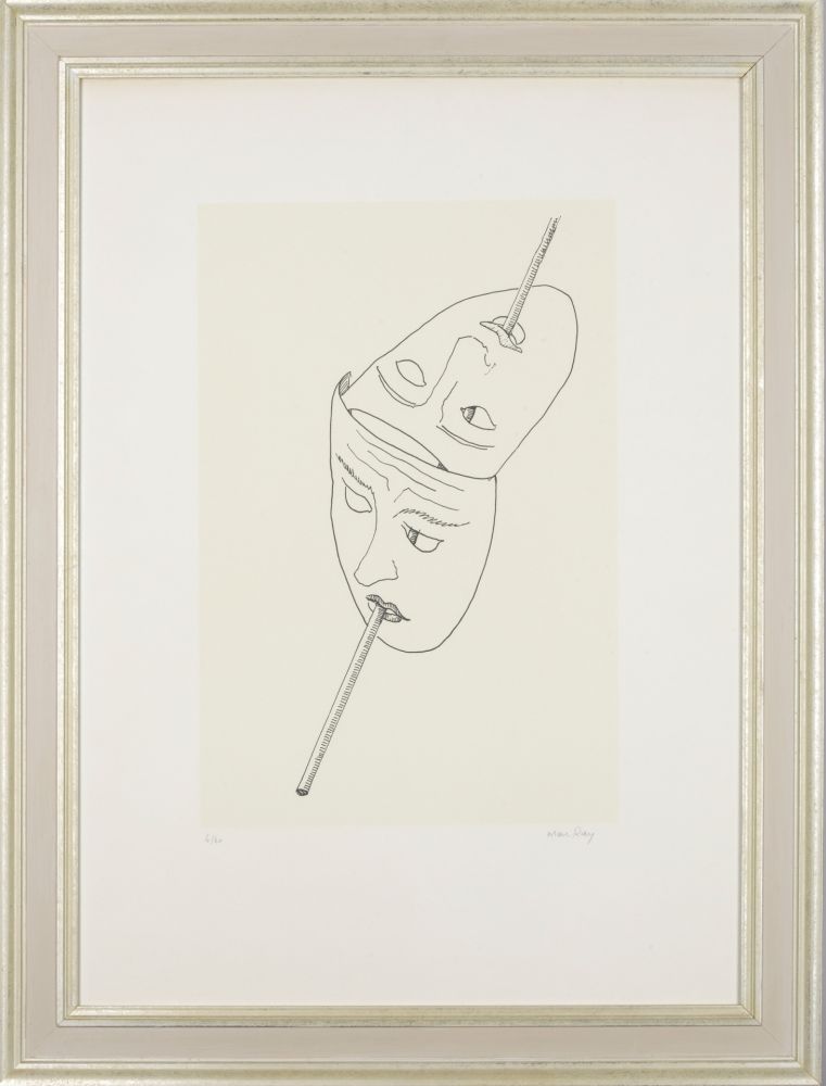 Литография Ray - Man Ray (1890–1976) - Maschere - Lithograph on paper
