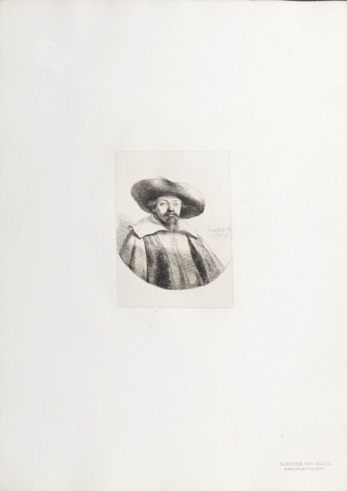 Фототипия Rembrandt - Manasseh Ben Israel