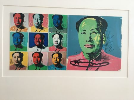 Литография Warhol - Mao Announcement