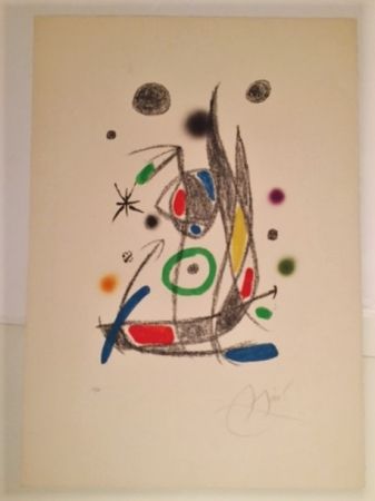 Литография Miró - Maravillas con Varaciones Acrosticas 
