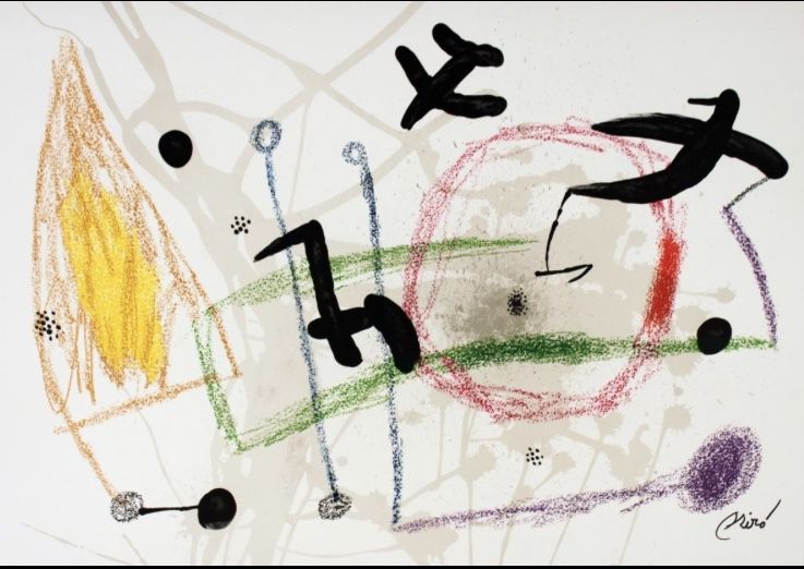 Литография Miró - Maravillas con variaciones 5