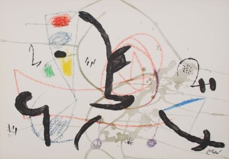 Литография Miró - Maravillas con variaciones acrosticas 