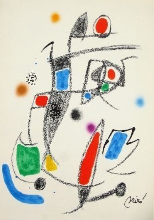 Литография Miró - Maravillas con variaciones acrosticas 10