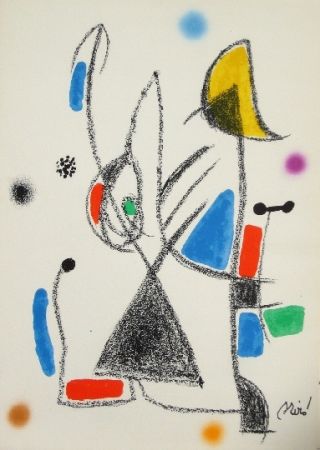 Литография Miró - Maravillas con variaciones acrosticas 16