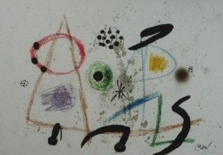 Литография Miró - Maravillas con variaciones acrosticas 3