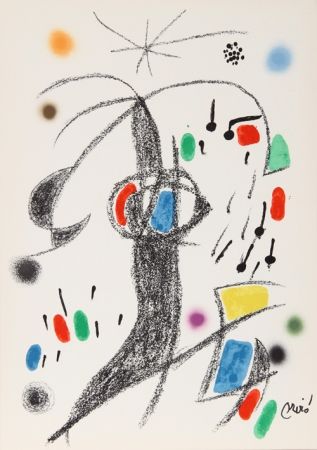 Литография Miró - Maravillas con Variaciones Acrosticas en el jardin de Miro (Number 21)