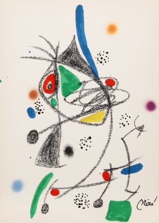 Литография Miró - Maravillas con Variaciones Acrosticas en el jardin de Miro (Number 6)