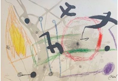 Литография Miró - Maravillas con variaciones acrosticas en el jardin de Miro V
