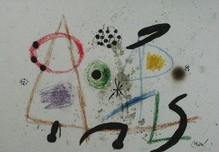 Литография Miró - Maravillas Con Variaciones Acrósticas En El Jardín De Miró