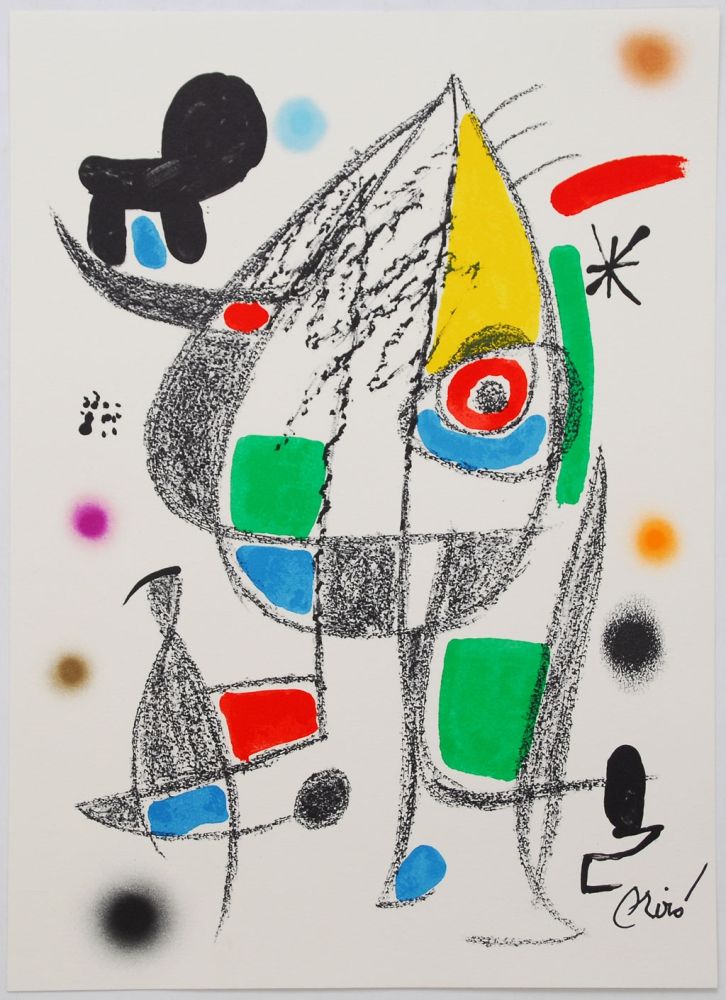 Литография Miró - Maravillas con variaciones acrósticas en el jardín de Miró - 20